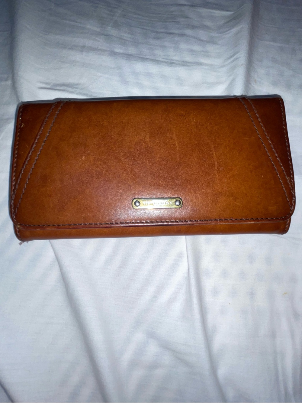 Burberry Leather Continental Wallet - Brown